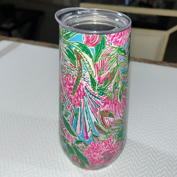 Lilly Pulitzer Other - Lilly Pulitzer NWOT Stainless Steel Champagne
Flute Tumbler, Coming in Hot, 10oz